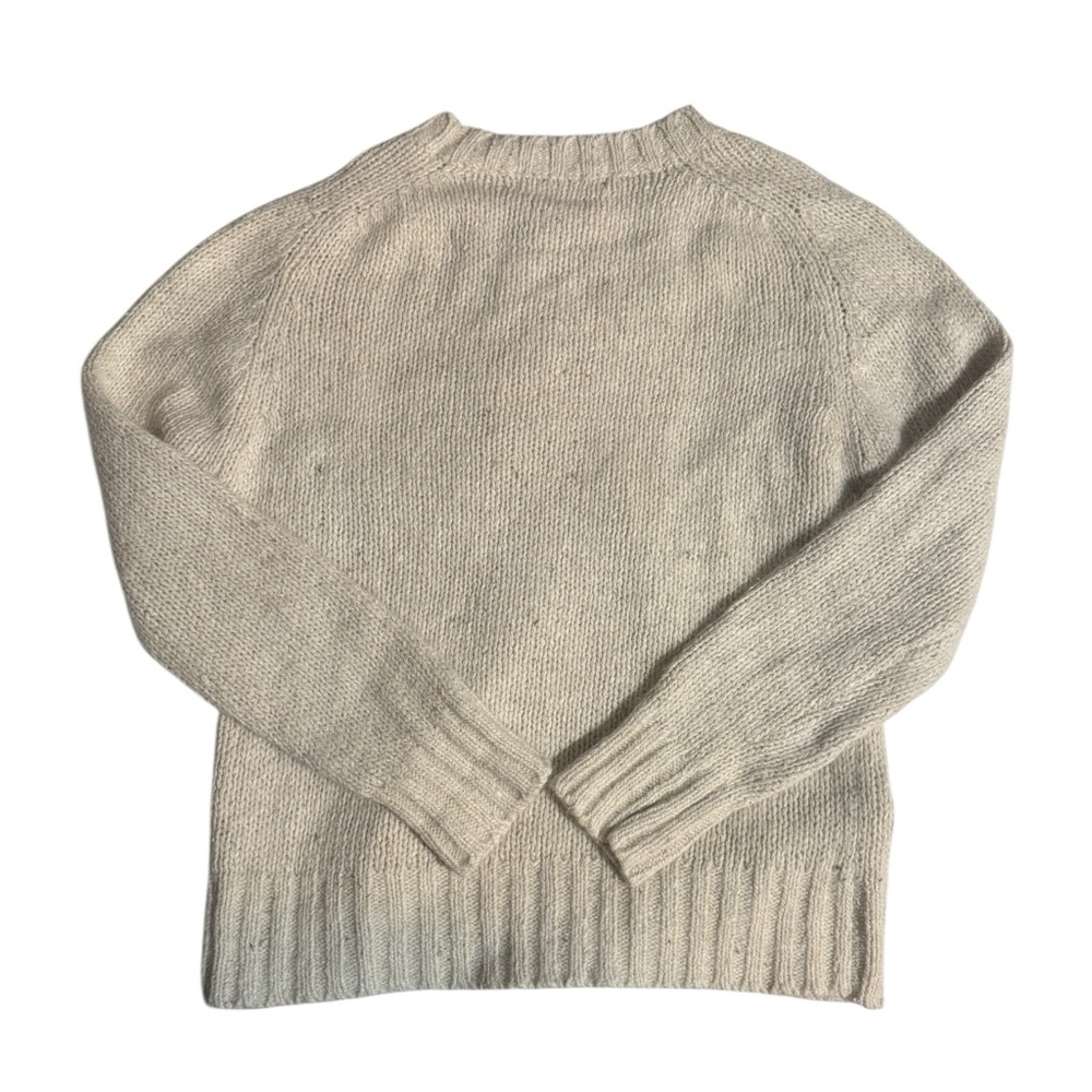 Robert Scott Ltd. Vintage Silk Angora Women's Cream Sweater - Picture 6 of 6